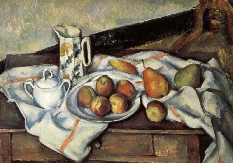 Paul Cezanne Pear and peach Sweden oil painting art